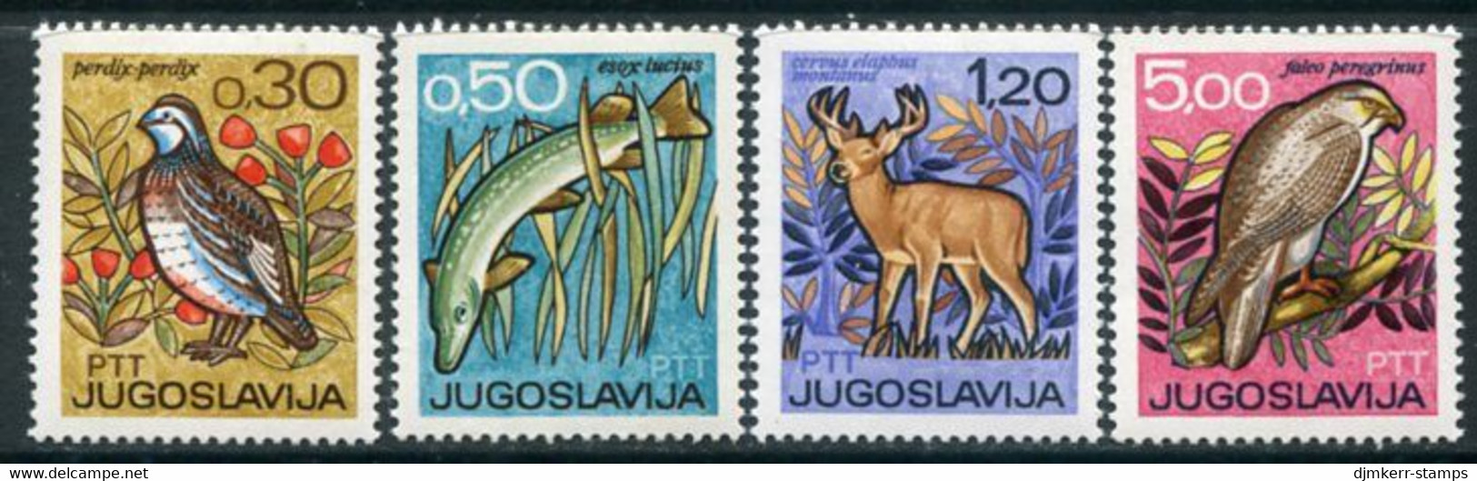 YUGOSLAVIA 1967 Hunting And Fishing Fair MNH / **.  Michel 1228-31 - Nuovi