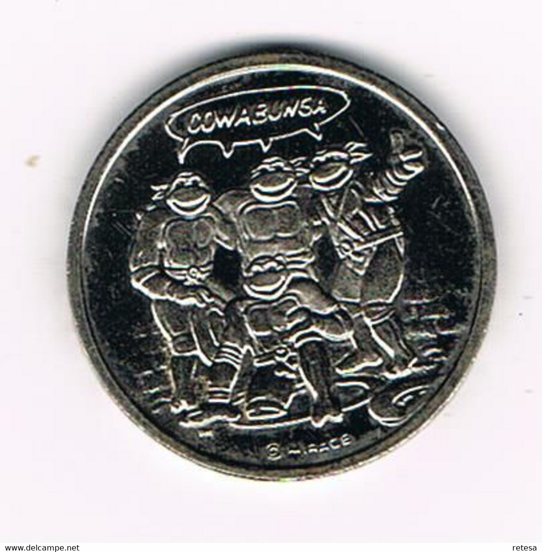 # USA PENNING BLIMP - NINJA TURTES - COWABUNGA 1990 ? - Elongated Coins