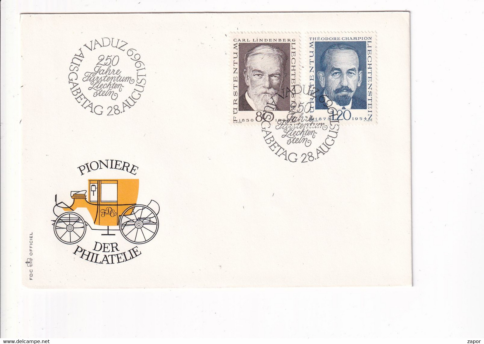 FDC - Pioniere Der Philatelie - 1969 - FDC