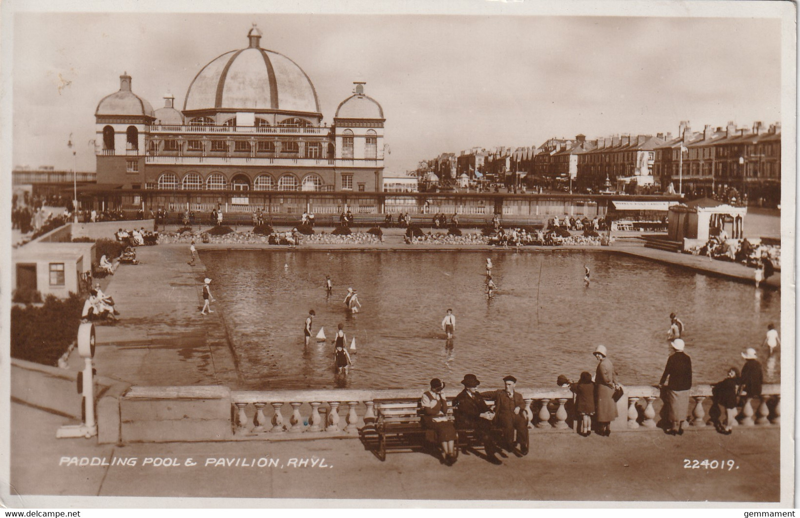 RHYL - PADDLING POOL AND PAVILION - Flintshire