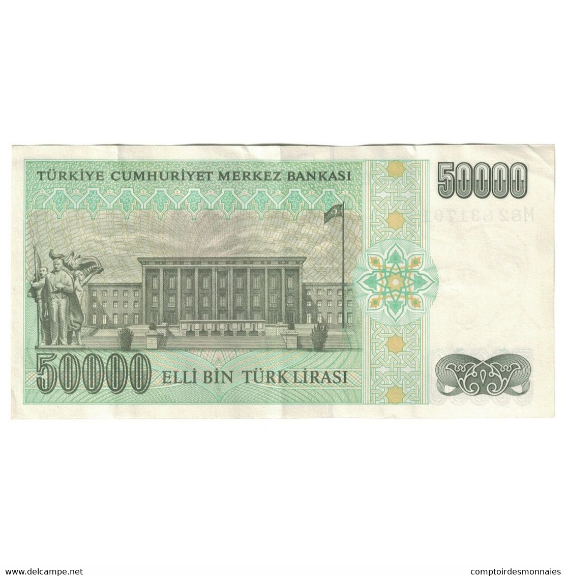 Billet, Turquie, 50,000 Lira, 1995, KM:204, SUP+ - Turkey