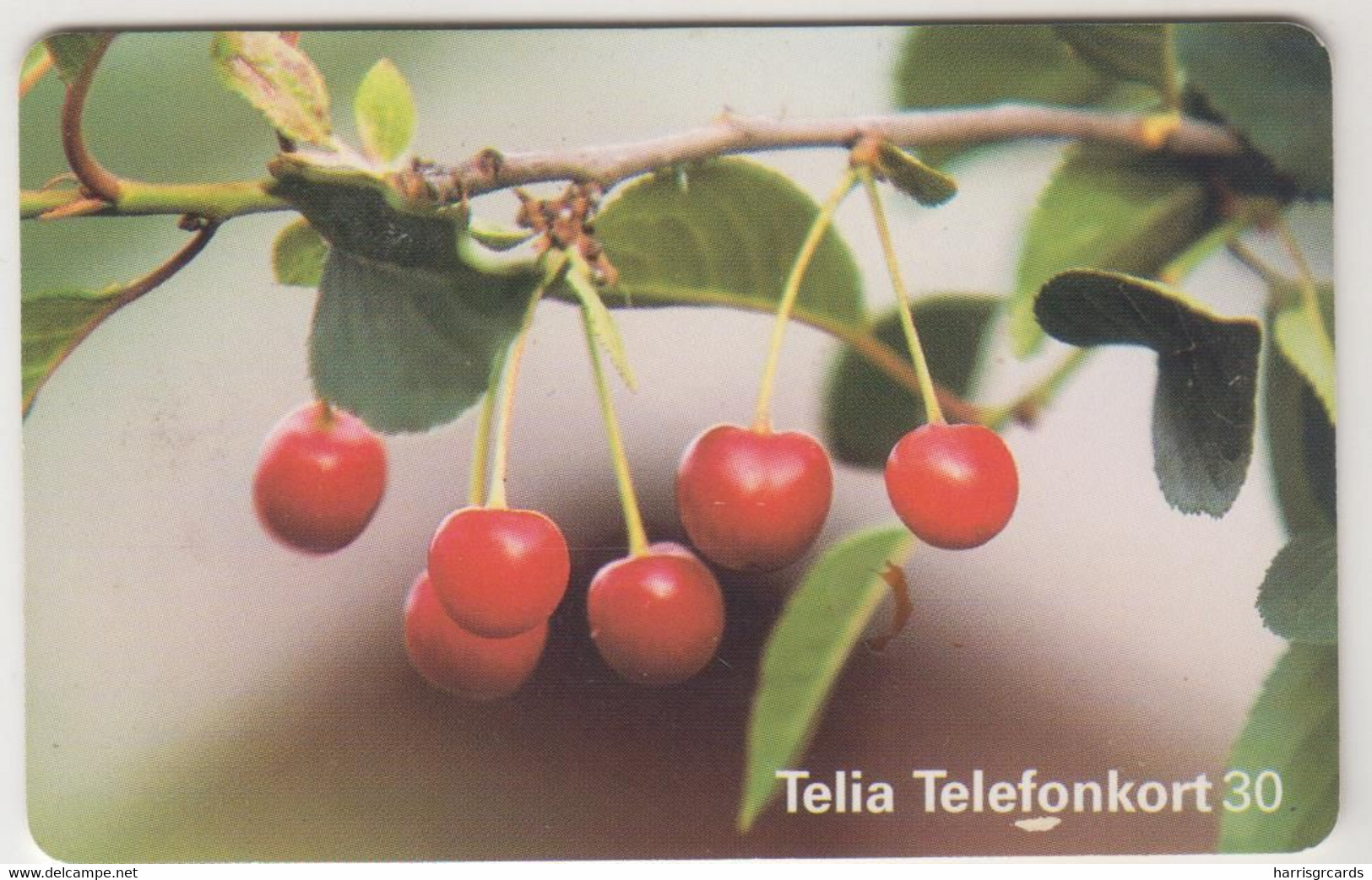 SWEDEN - Cherries - Körsbär , Telia 30U, 09/98, Tirage 100.000, Used - Schweden