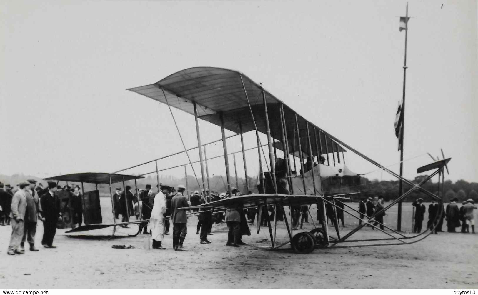 Aviation > Photo SAFARA > N° 350 - Le 19 Juin 1911 - Circuit Européen - Départ De RENAUX Et SENOUQUE Sur M. FARMAN - TBE - Aviación