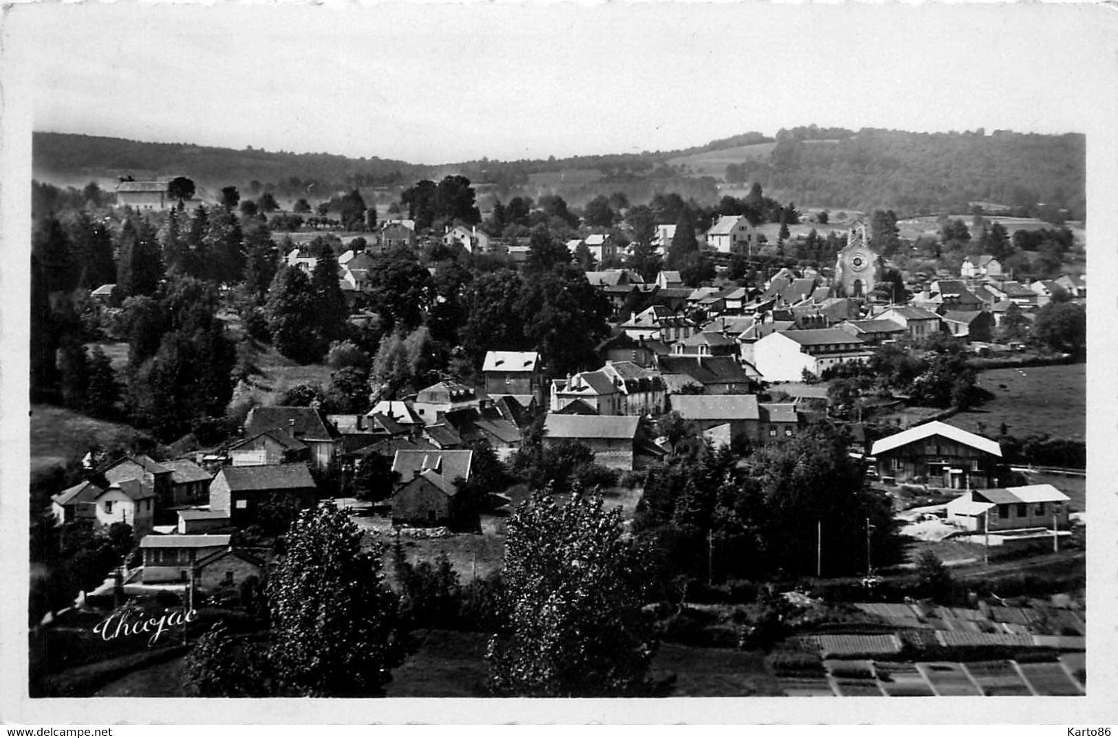 Châteauneuf La Forêt * Vue D'ensemble De La Route D'eymoutiers * Panorama - Chateauneuf La Foret