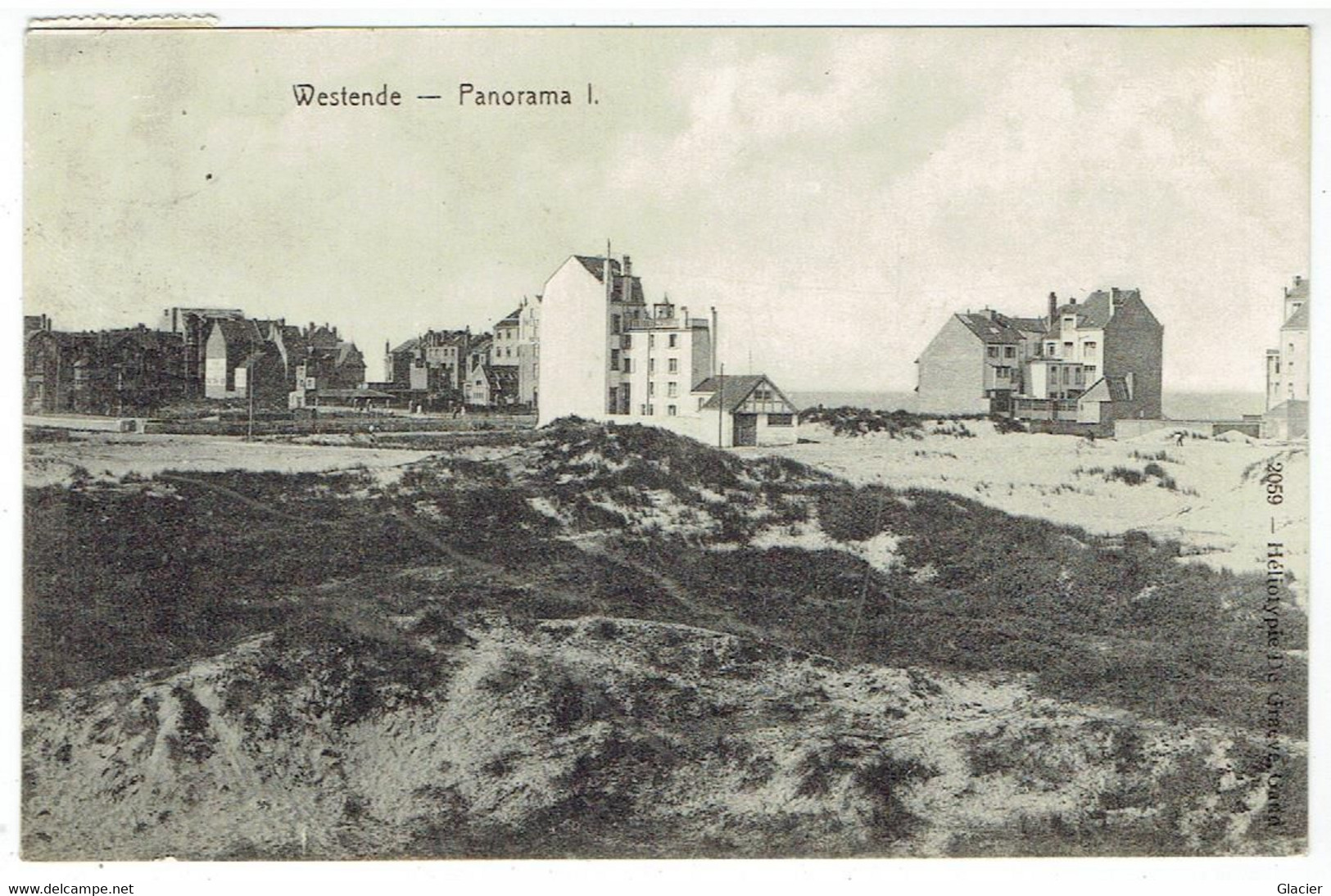 WESTENDE  - Panorama I - N° 2059 Héliotypie De Graeve - Westende