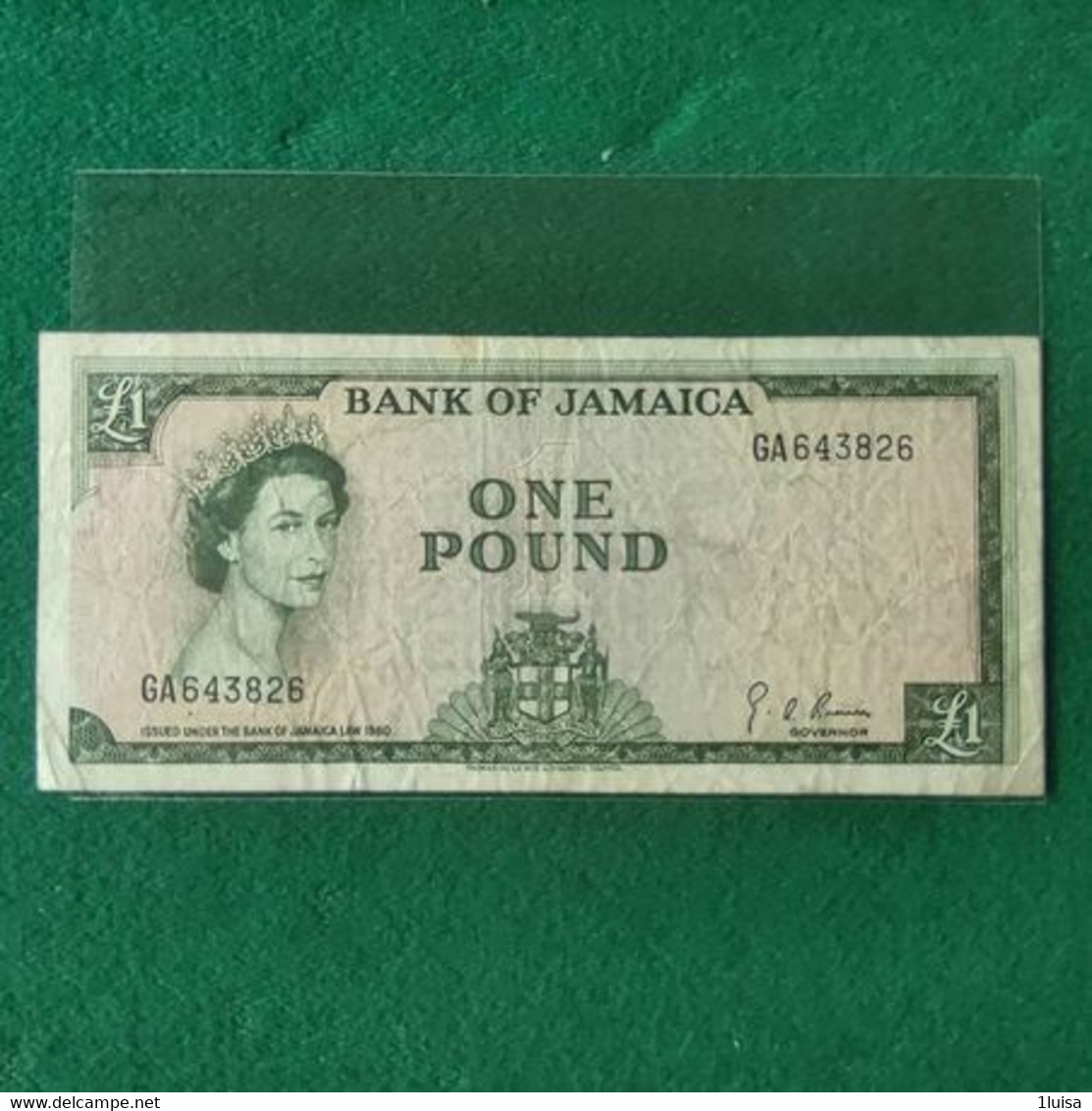 GIAMAICA 1 POUND  1960 - Jamaica