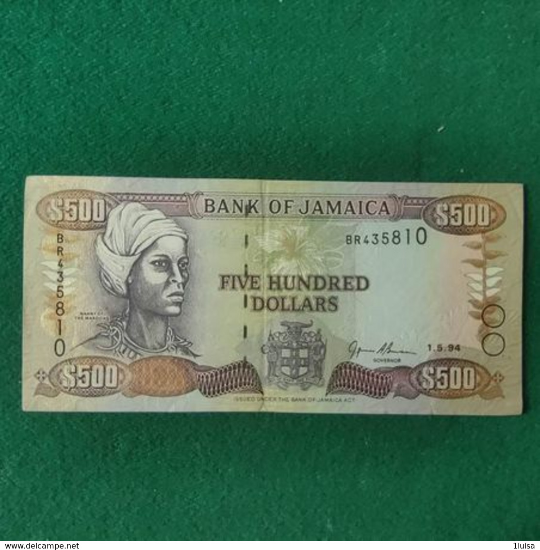 GIAMAICA 500 DOLLARS 1994 - Jamaica