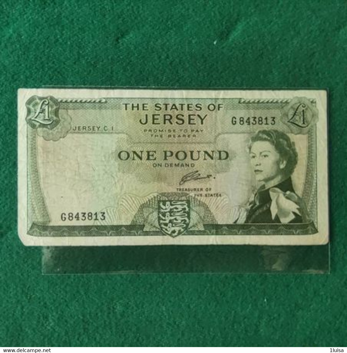 JERSEY 1 POUND 1963 - Jersey