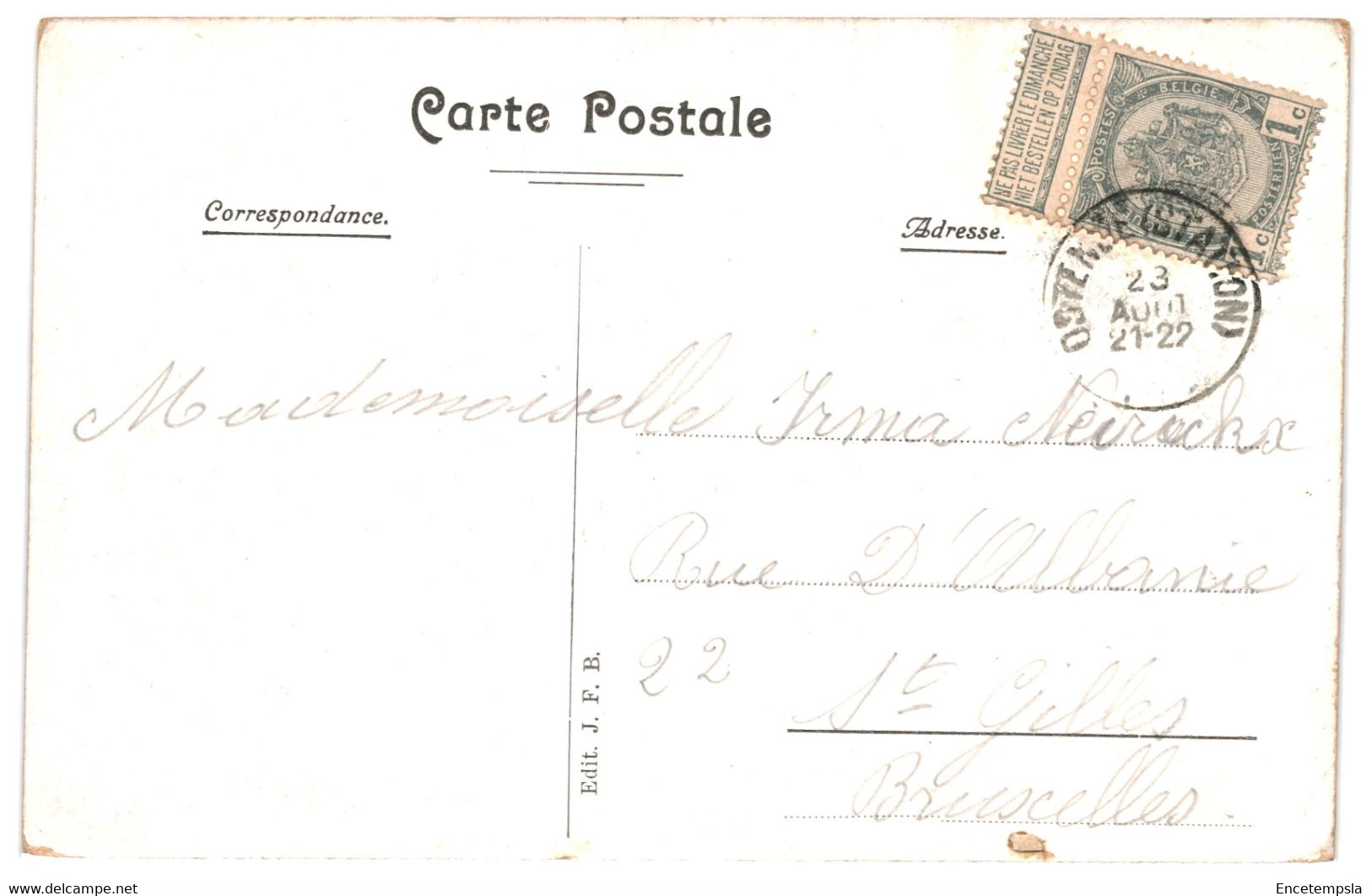 CPA  Carte Postale Belgique-Ostende Le Bassin   VM41593 - Oostkamp