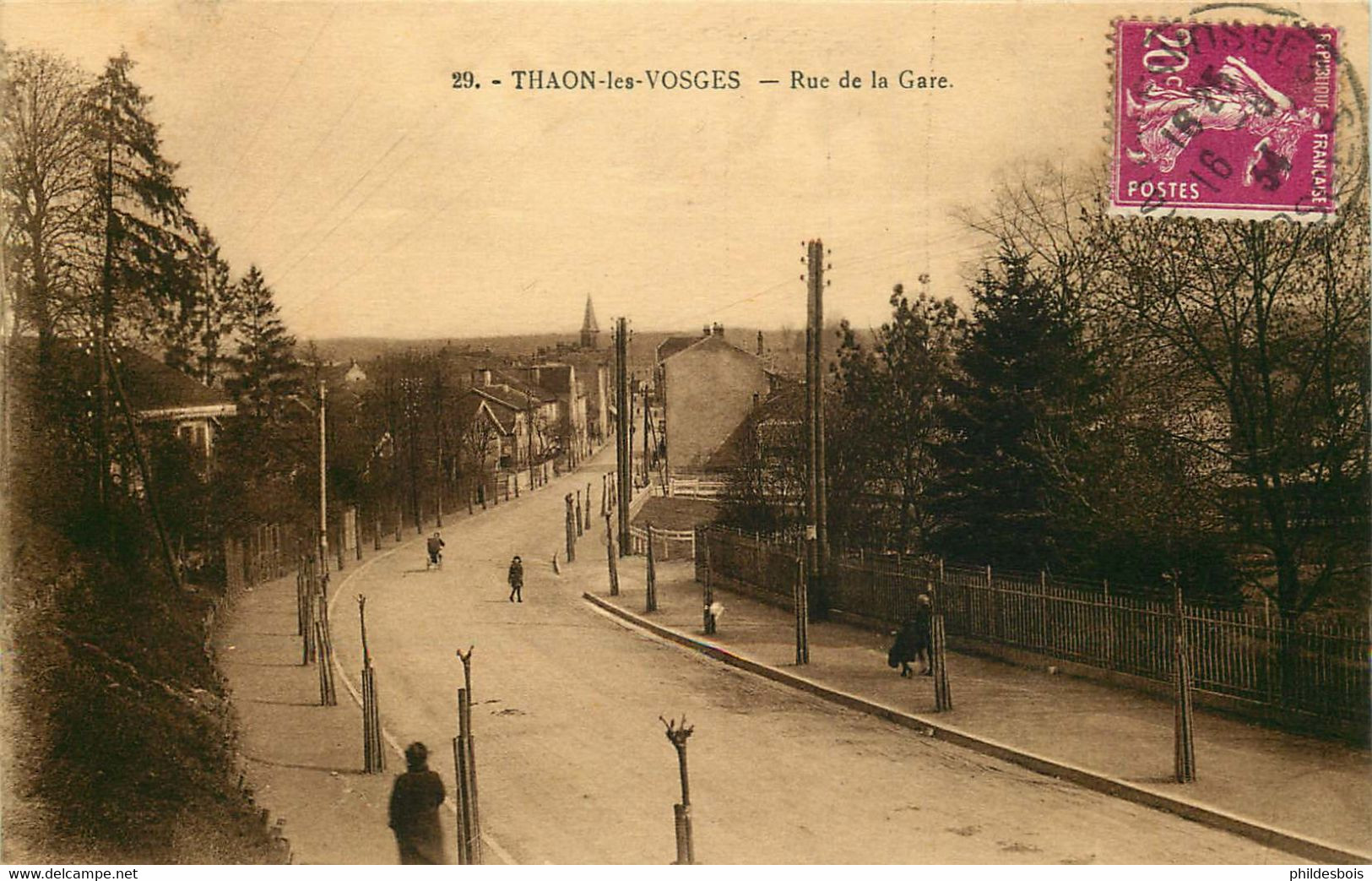 VOSGES   THAON LES VOSGES Rue De La Gare - Thaon Les Vosges