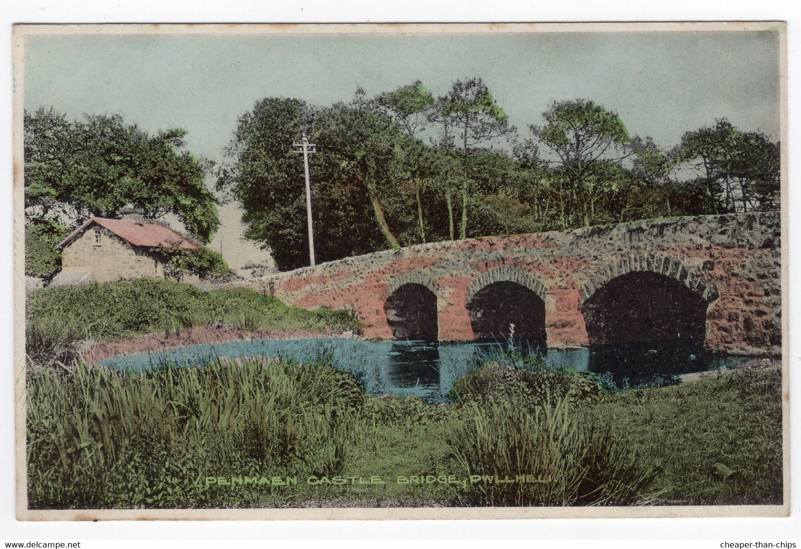 PWLLHELI - Penmaen Castle Bridge - Caradog Evans, Pwllheli - Anglesey