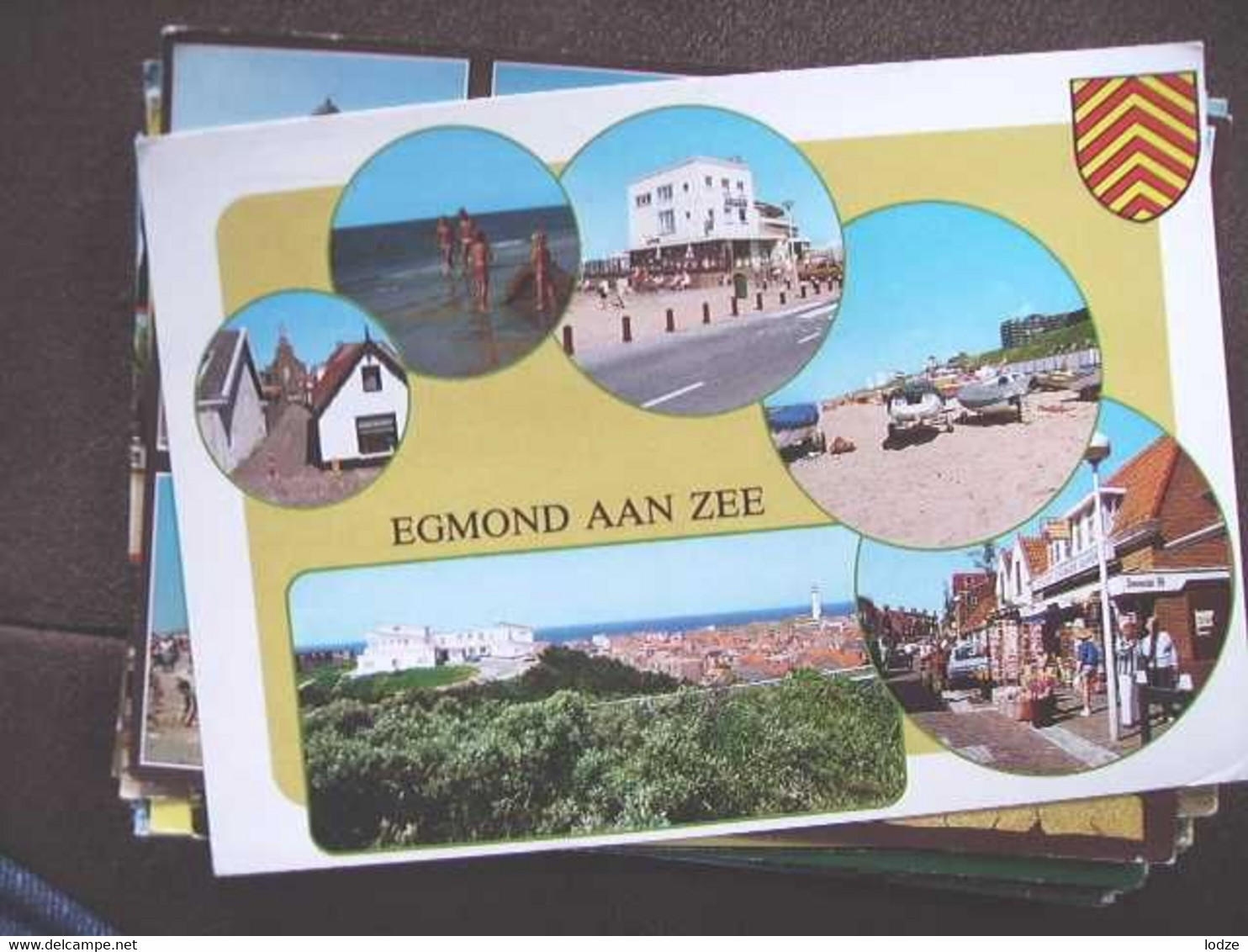 Nederland Holland Pays Bas Egmond Aan Zee Met Veel Gebouwen - Egmond Aan Zee