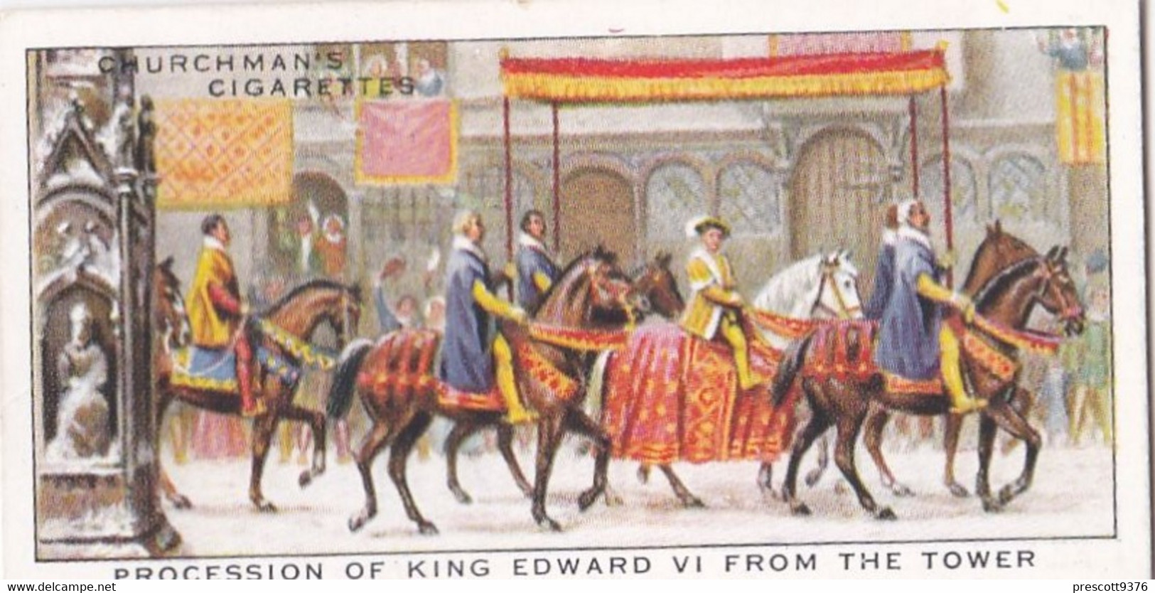 The Kings Coronation 1937 - 5 King Edward V - Churchman Cigarette Card - Original - Royalty - Churchman