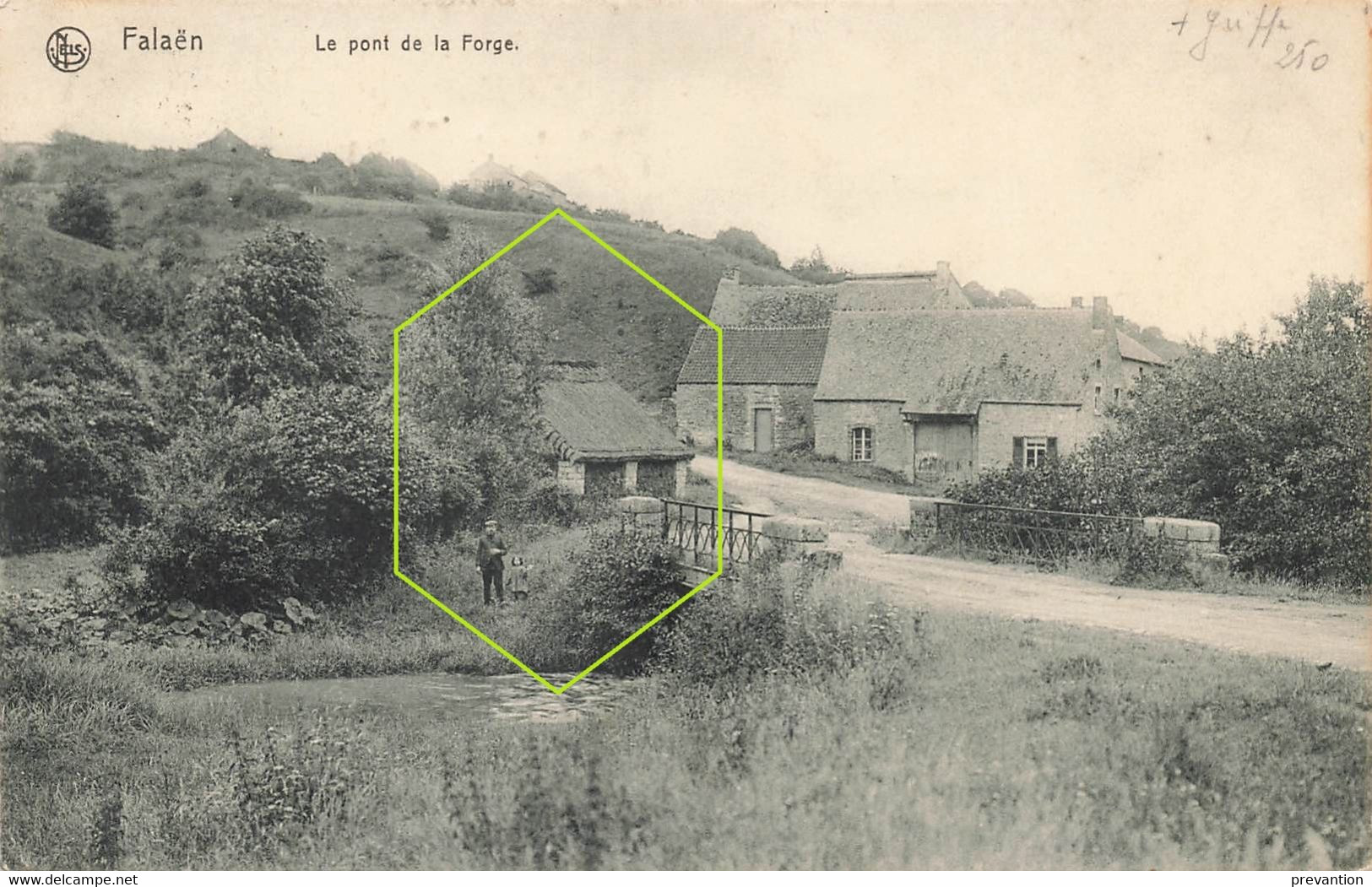 FALAËN - Le Pont De La Forge - Carte Circulé En 1913 - Onhaye