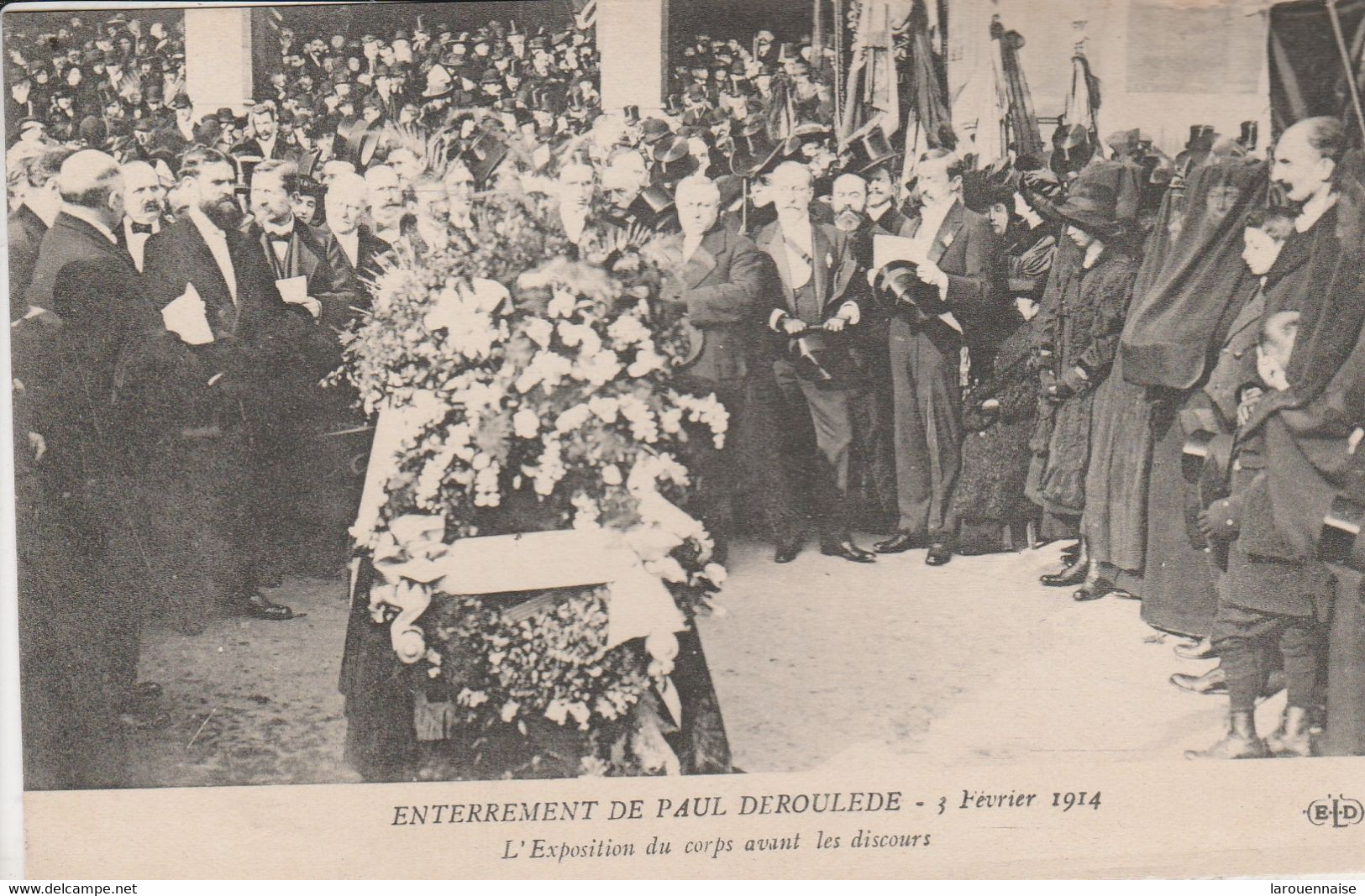 75008 PARIS - Enterrement De Paul Déroulede - L' Exposition Du Corps Avant Les Discours - Arrondissement: 08