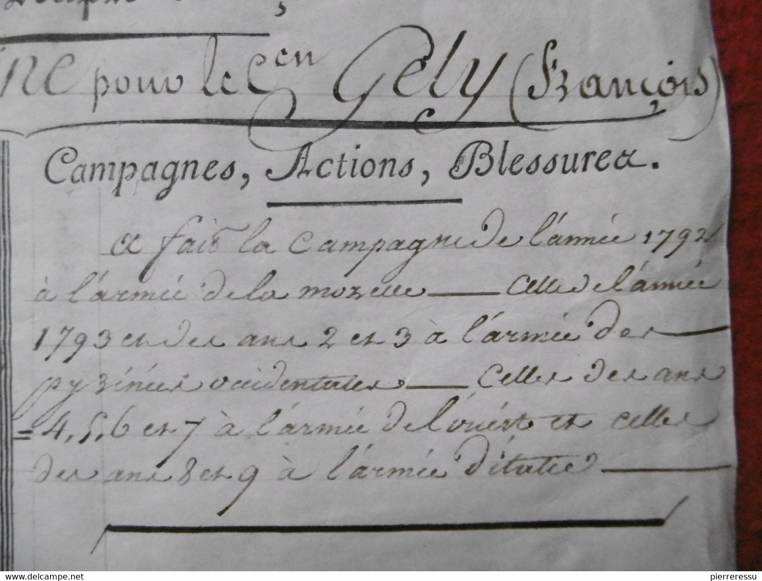 BREVET DE CAPITAINE SIGNE BONAPARTE NAPOLEON MARET & BERTHIER Au CAPITAINE GELY FRANCOIS 13è DEMI BRIGADE LEGER - Handtekening