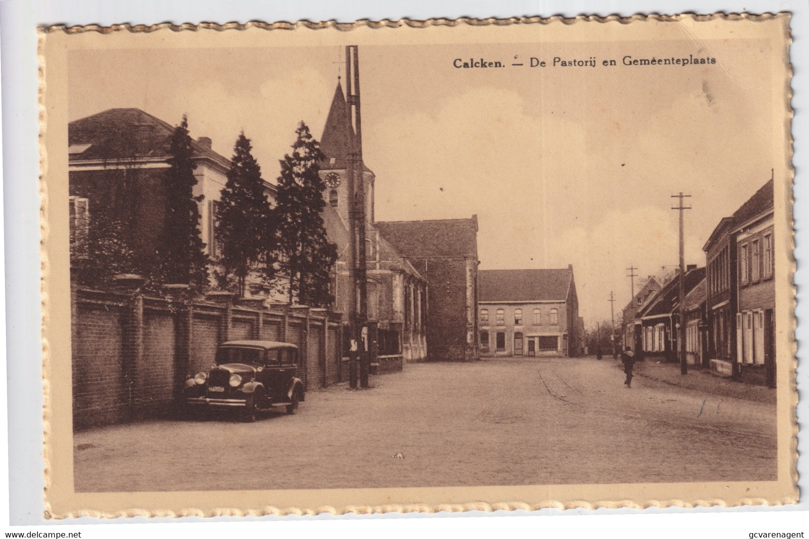 KALKEN  DE PASTORIJ EN GEMEENTEPLAATS - Laarne