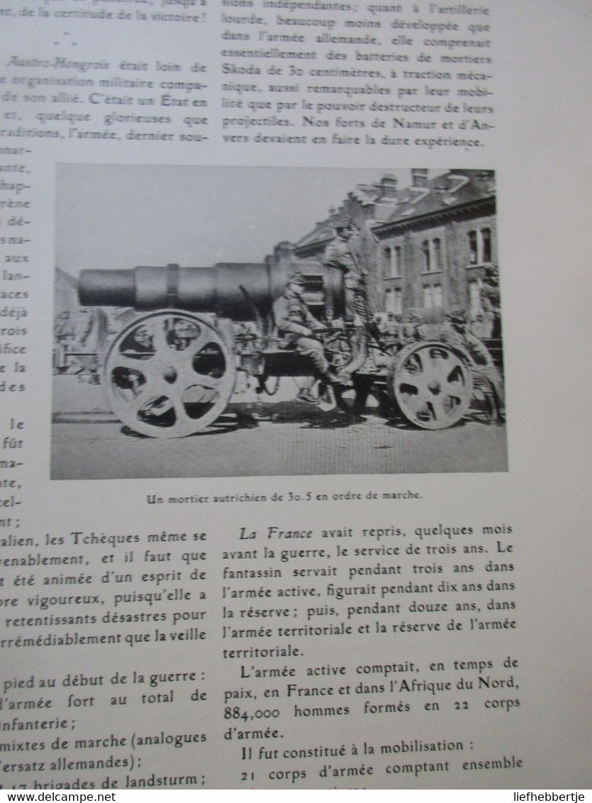 La Belgique et la guerre : 4 tômes - 1920 - WO I - Eerste werdeldoorlog - Première guerre mondiale - oorlog