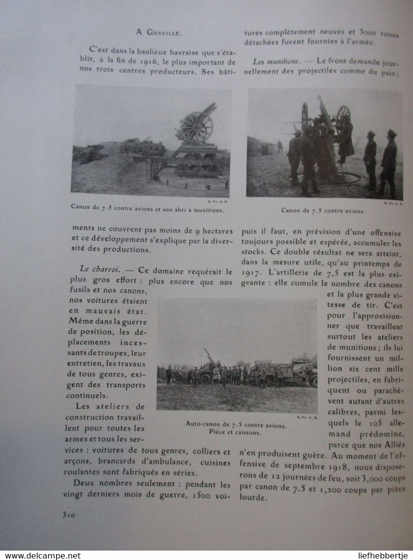 La Belgique et la guerre : 4 tômes - 1920 - WO I - Eerste werdeldoorlog - Première guerre mondiale - oorlog