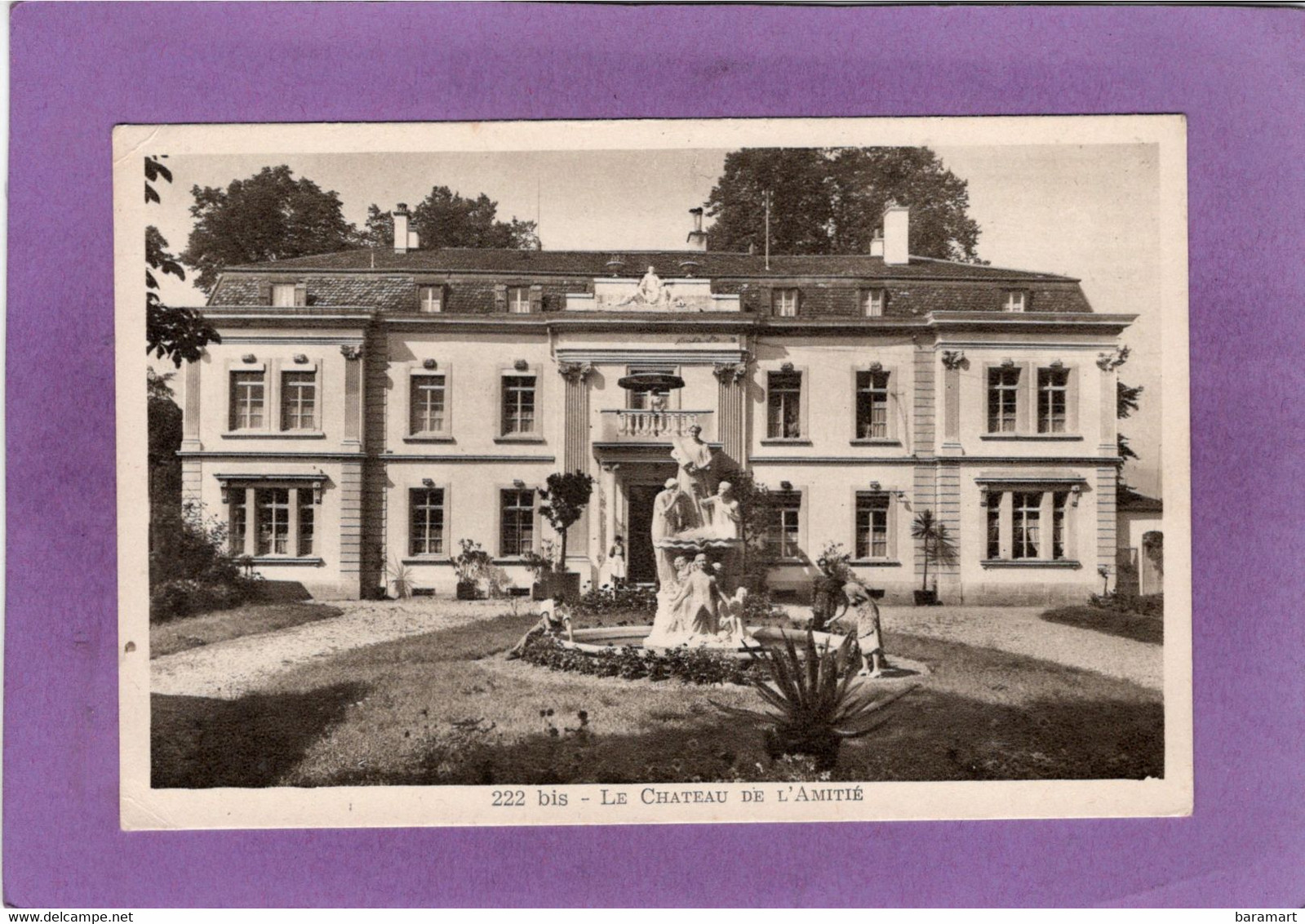 GE GENEVE Le Château CARTIGNY Le Château De L'Amitié - Cartigny