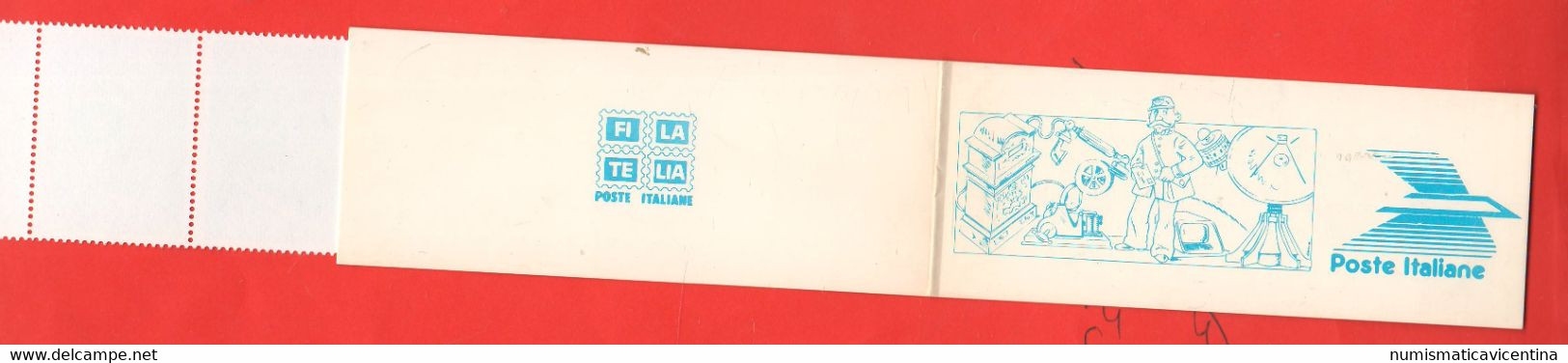 ITALIA 100° Centenario Poste Italiane 1989 LIBRETTO Da 6 Valori Da 500 Lire - Booklets