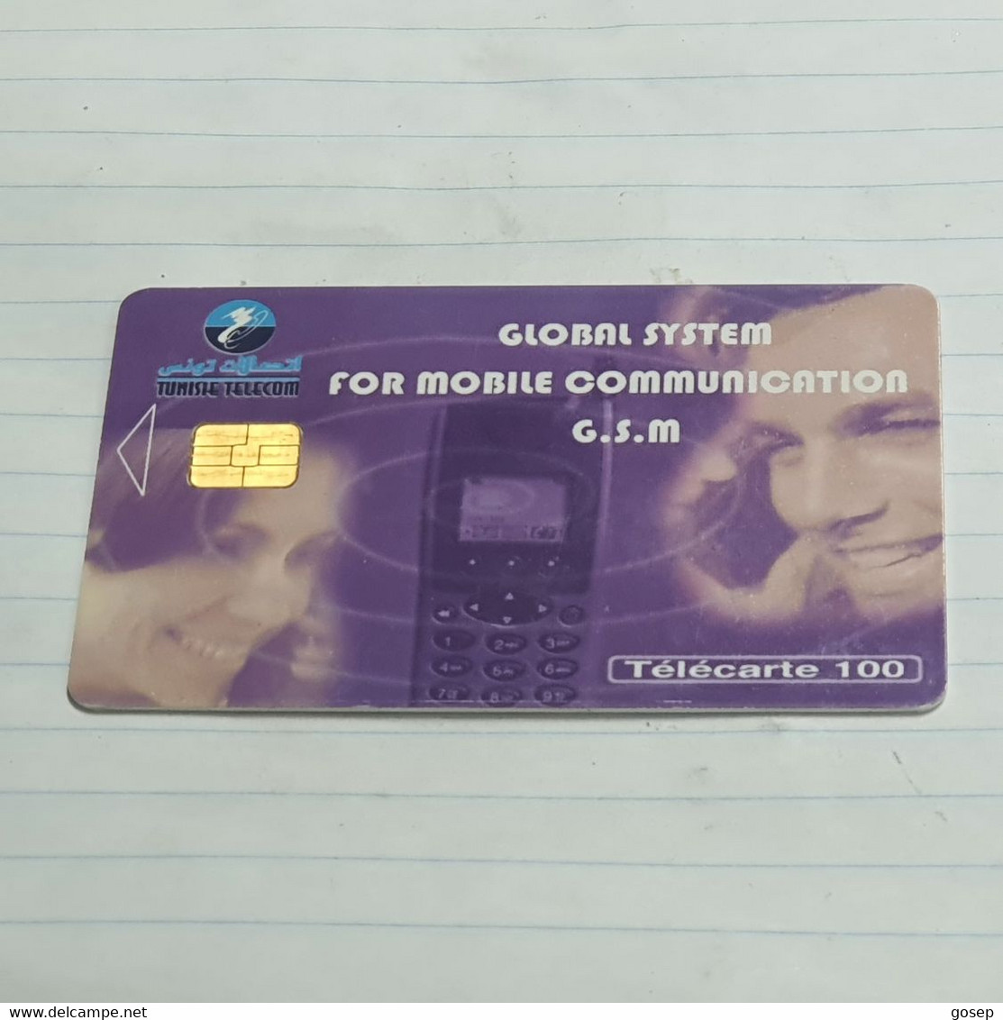 TUNISIA-(TN-TUT-0016C)-global System-(C)(19312073067)(1/01)-(tirage-100.000)-chip Card-used Card - Tunisia
