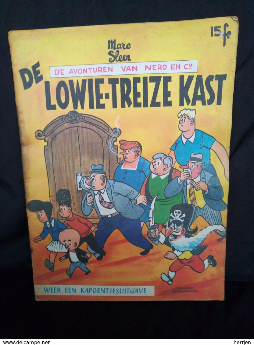 Nero, De Lowie-treizekast,1965, Softcover, Eerste Druk, Ongekleurd, 28 Blz. Naam Op 1ste Blz. - Nero