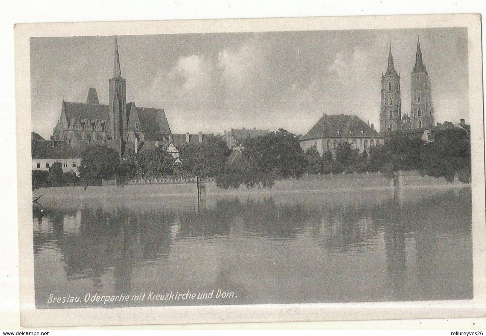 CPA ,Allemagne , N°9116/40 , Breslau , Oderpartie Mit Kreuzkirche Und Dom , Ed. B.S. - Sin Clasificación