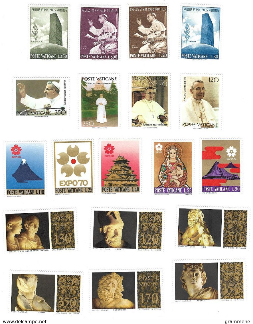 Lot Vatikaan XX - Collections