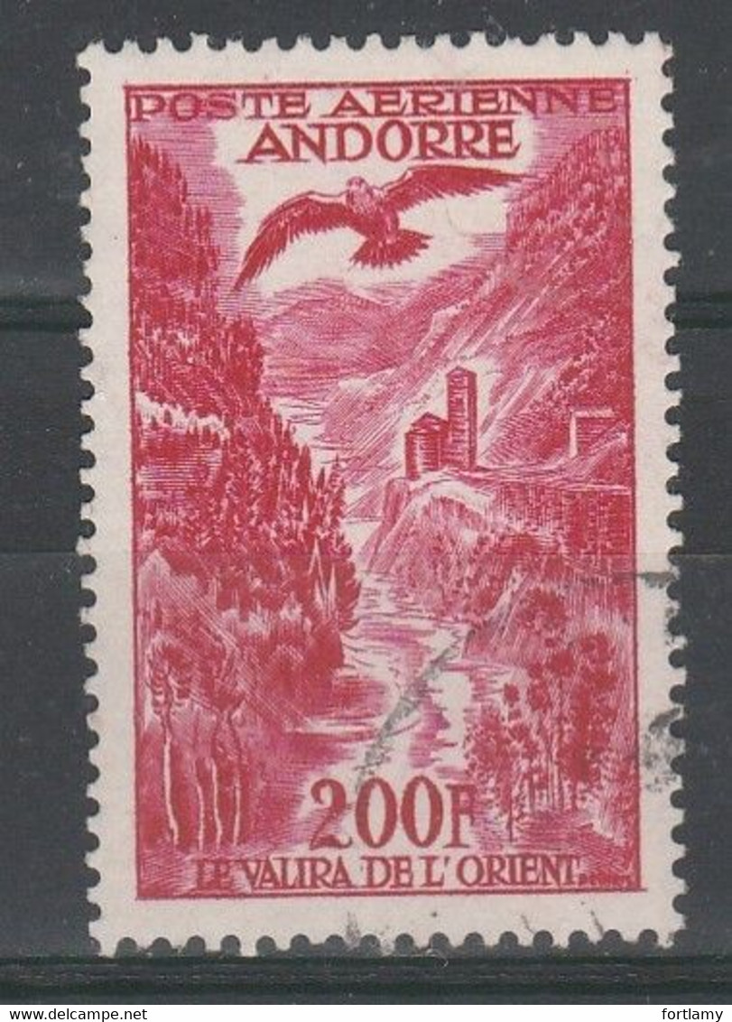 LOT 438 ANDORRE PA N°3 Oblitéré - Luchtpost