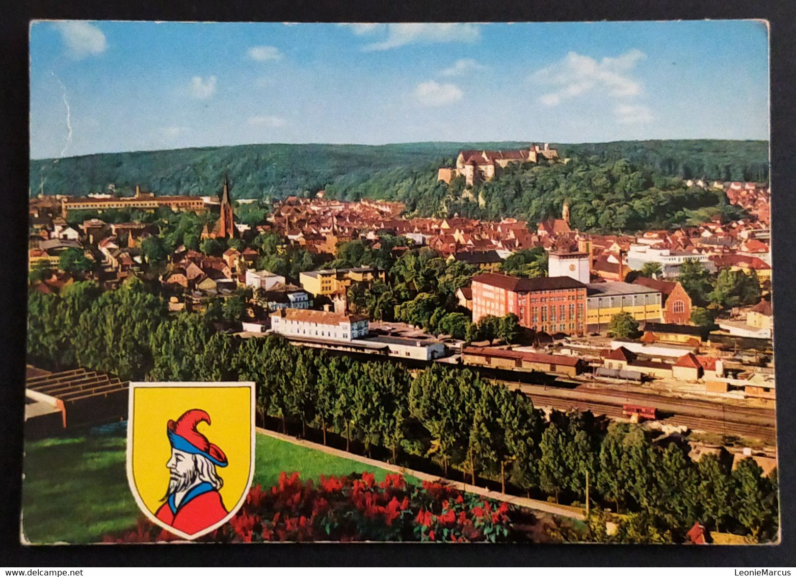 1513/CPM - Heidenheim - Allgemeine Lufaufnahme Der Stadt Und Schloss Hellenstein - Vue Aérienne Et Château Hellenstein - Heidenheim