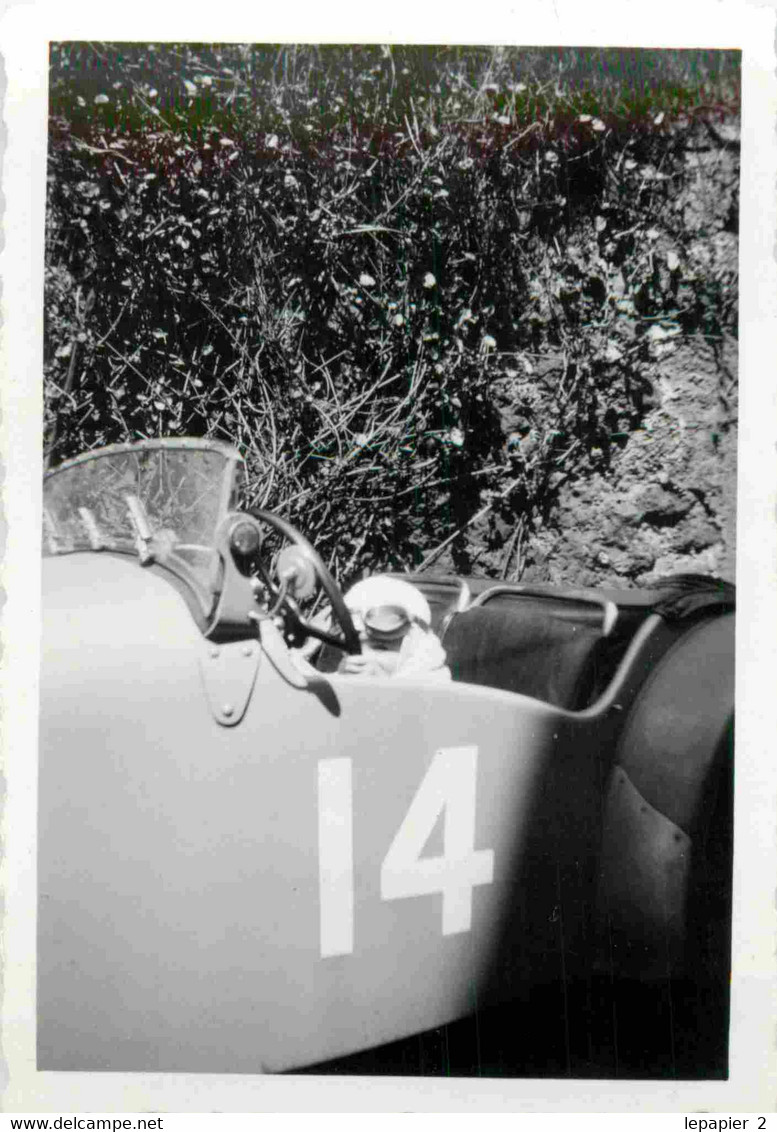 Enfant Au Volant Automobile Cabriolet  N°14 Photo  6 X 8,5 - Coches