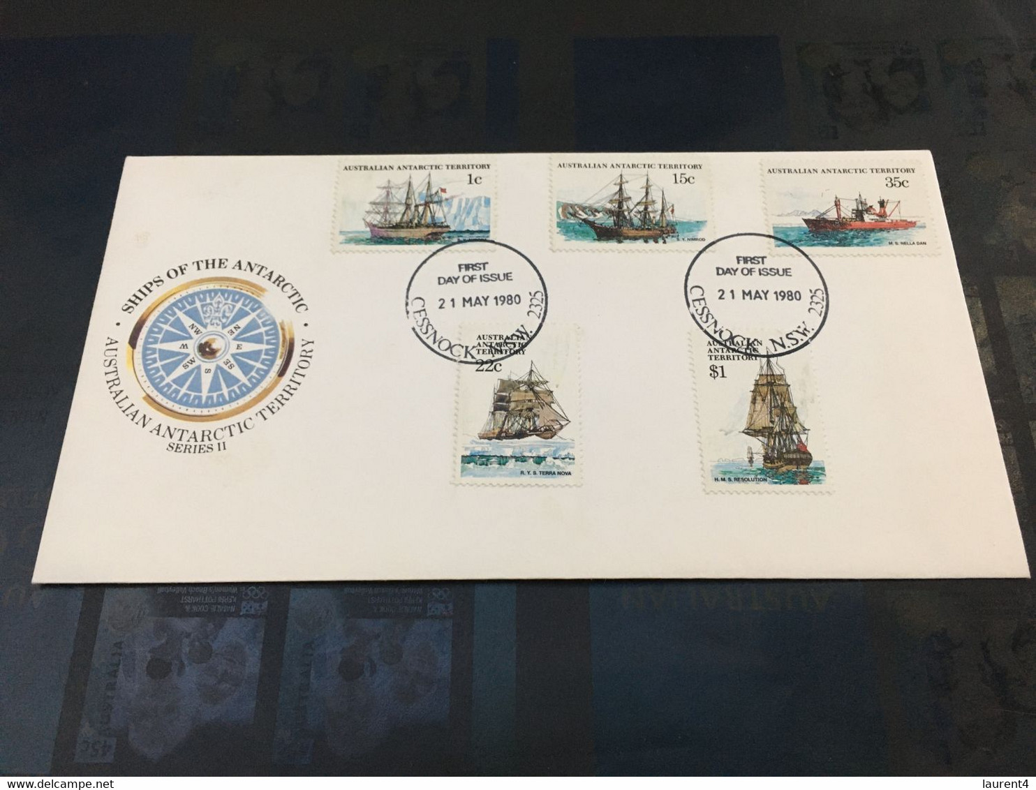 (4 C 6) Australia - FDC - Australian Antarctic Territory - 1980 & 1981 (2 Covers) SHIPS - FDC