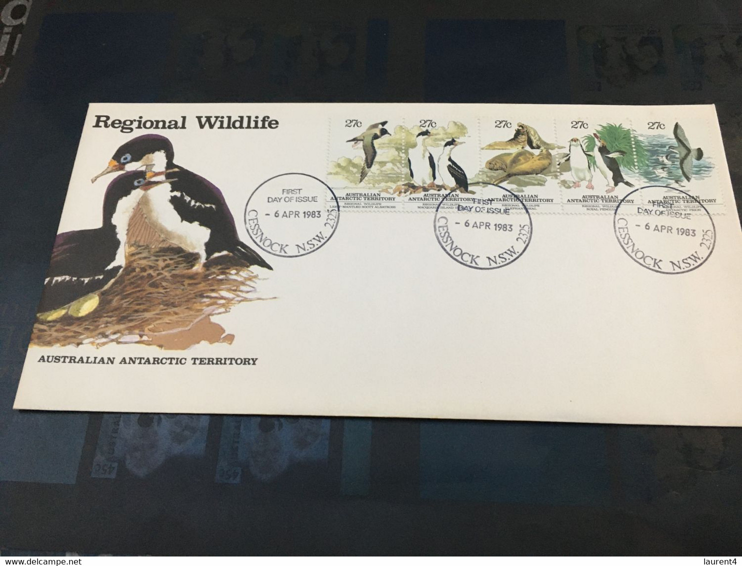 (4 C 6) Australia - FDC - Australian Antarctic Territory - 1983 - Regional Wildlife - FDC