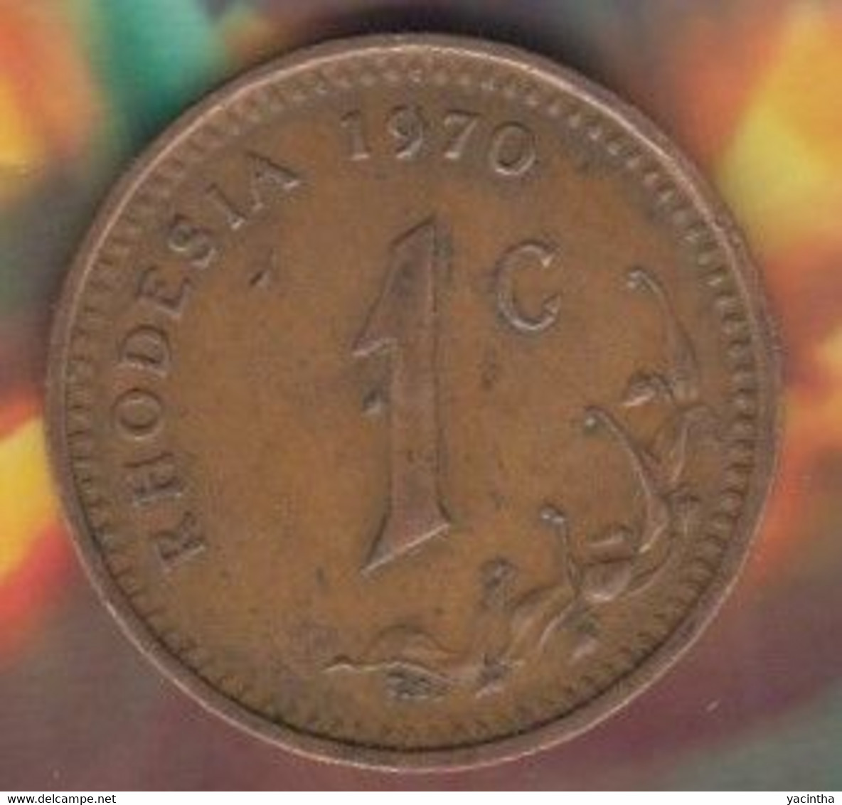 @Y@   Rhodesië    1 Cent  1970   (101) - Rhodesia