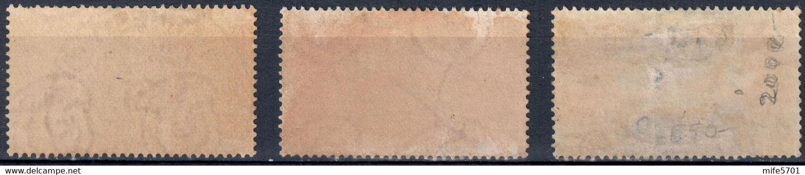 AMG-FTT 1947/48 - ESPRESSI SERIE DEMOCRATICA L. 15 / 25 / 60 SOPRASTAMPA SU DUE RIGHE - USATI - USED ⦿ - SASSONE 1/2/4 - Posta Espresso