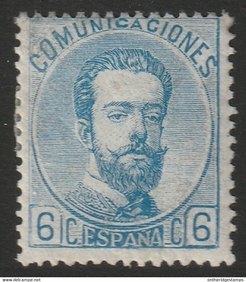 Spain 1872 Sc 179 Espagne Ed 119 Yt 118 MH* - Neufs