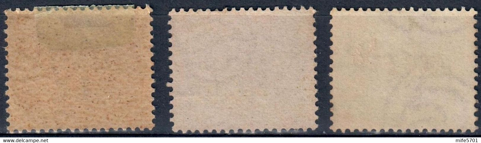 AMG-FTT 1947/54 - FRANCOBOLLO TIPO SEGNATASSE L. 1 NUOVO MLH * L. 10 E L. 2 USATI / USED ⦿ - SASSONE 1 / 3 / 17 - Portomarken