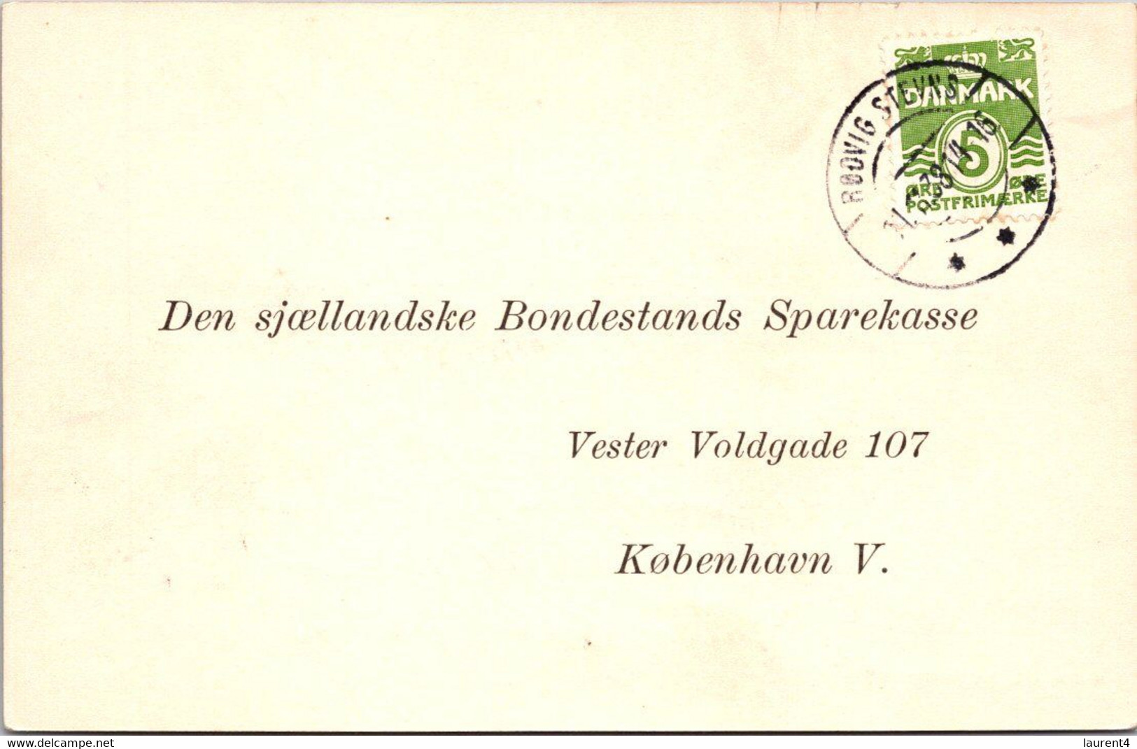 (4 C 8) Very Old Denmark - Brevkort - Posted 1938 - Altri & Non Classificati