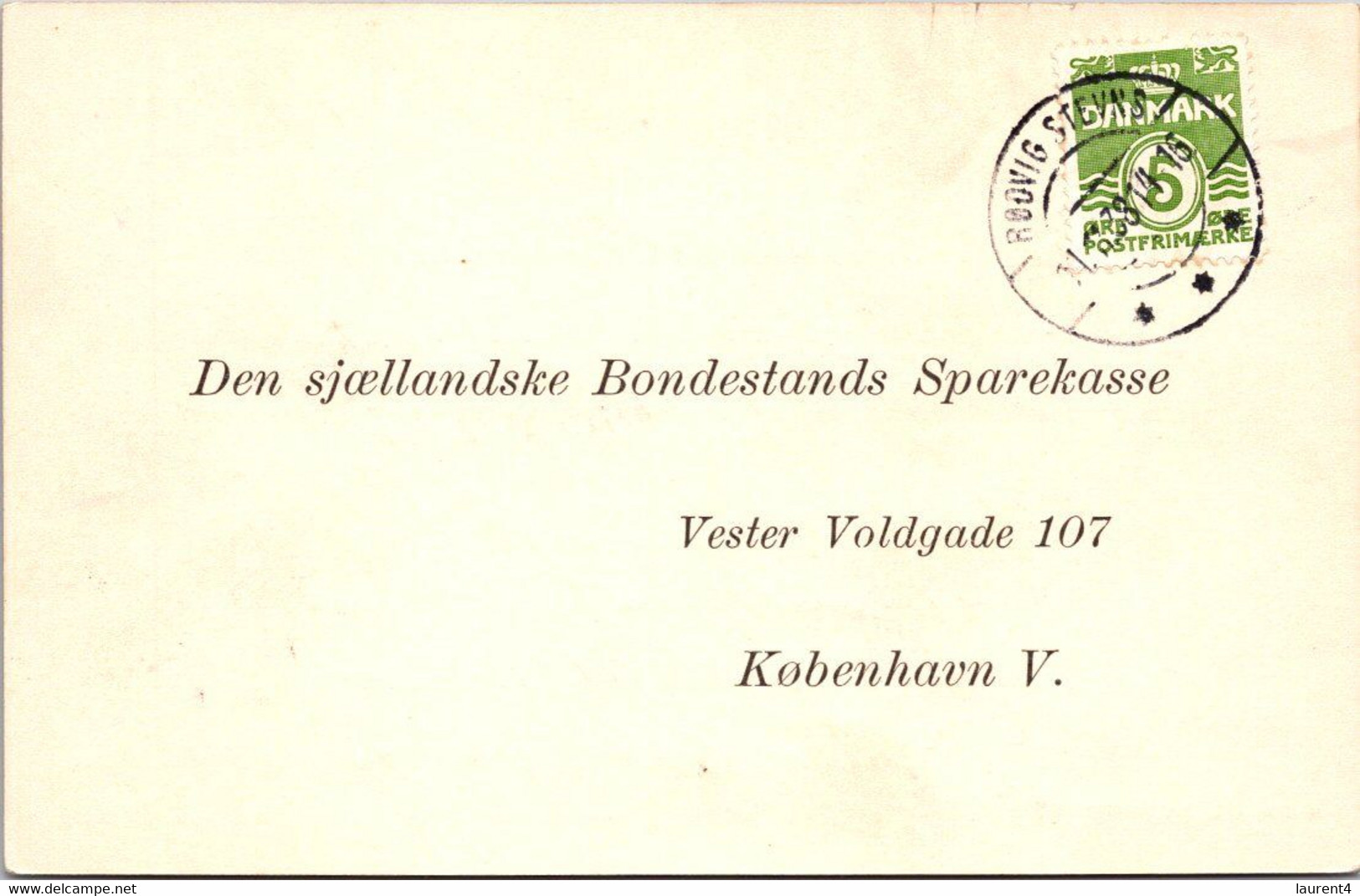 (4 C 8) Very Old Denmark - Brevkort - Posted 1938 - Other & Unclassified