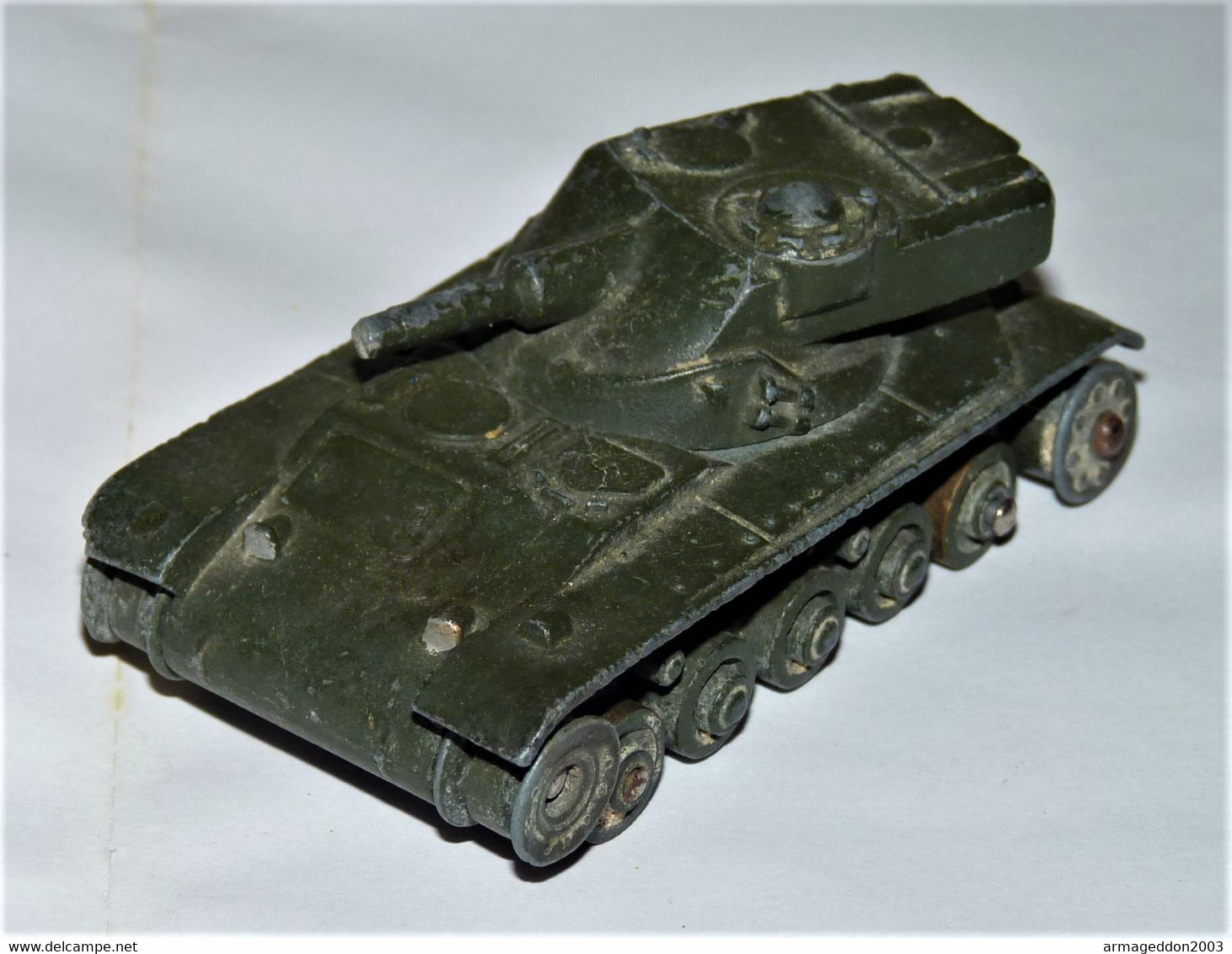 DINKY TOYS CHAR AMX VEHICULE MILITAIRE MINIATURE ANCIEN - Chars