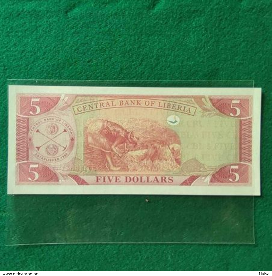 LIBERIA 5 DOLLARS 2003 - Liberia