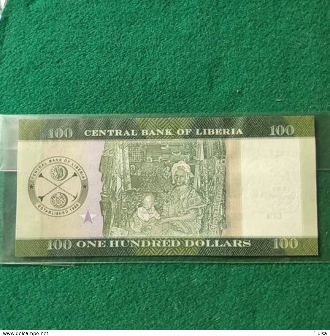 LIBERIA 100 DOLLARS 2017 - Liberia