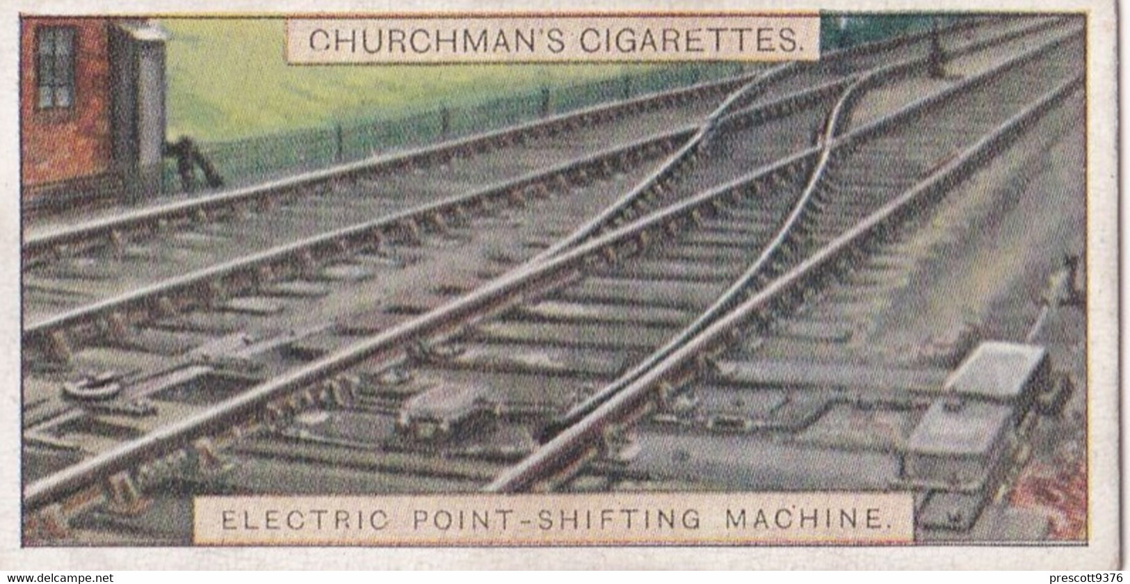 Railway Working 2nd Series 1927 - Number 15  - Churchman Cigarette Card - Original - Trains - Churchman