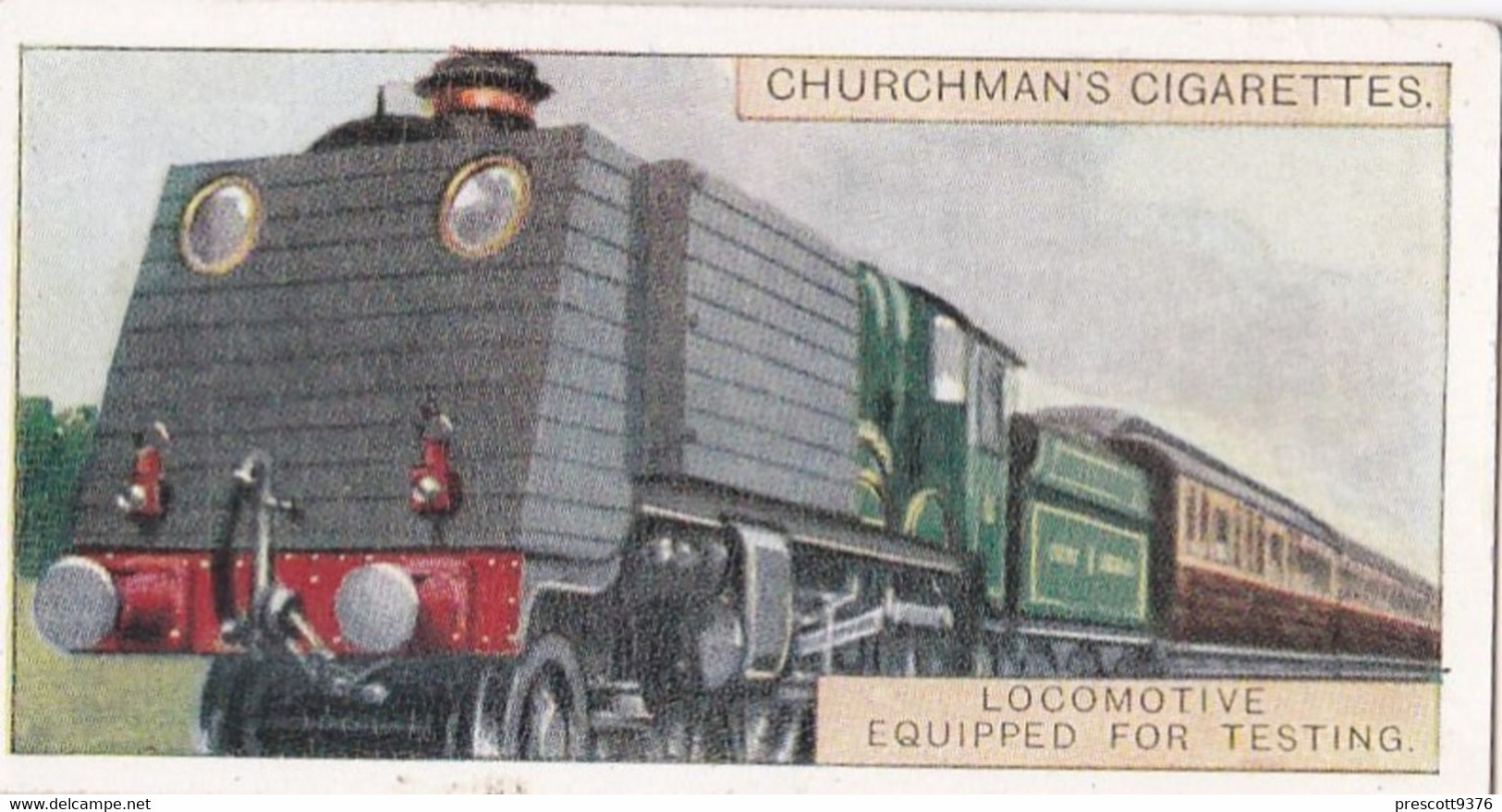 Railway Working 2nd Series 1927 - Number 13 - Churchman Cigarette Card - Original - Trains - - Churchman