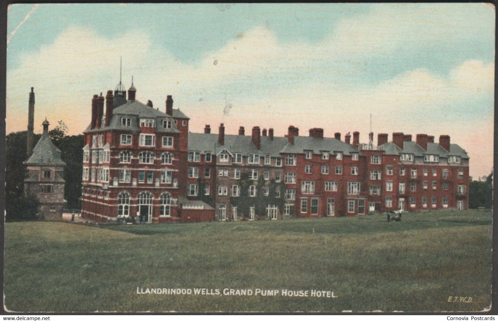Grand Pump House Hotel, Llandrindod Wells, C.1910 - ETW Dennis Postcard - Radnorshire