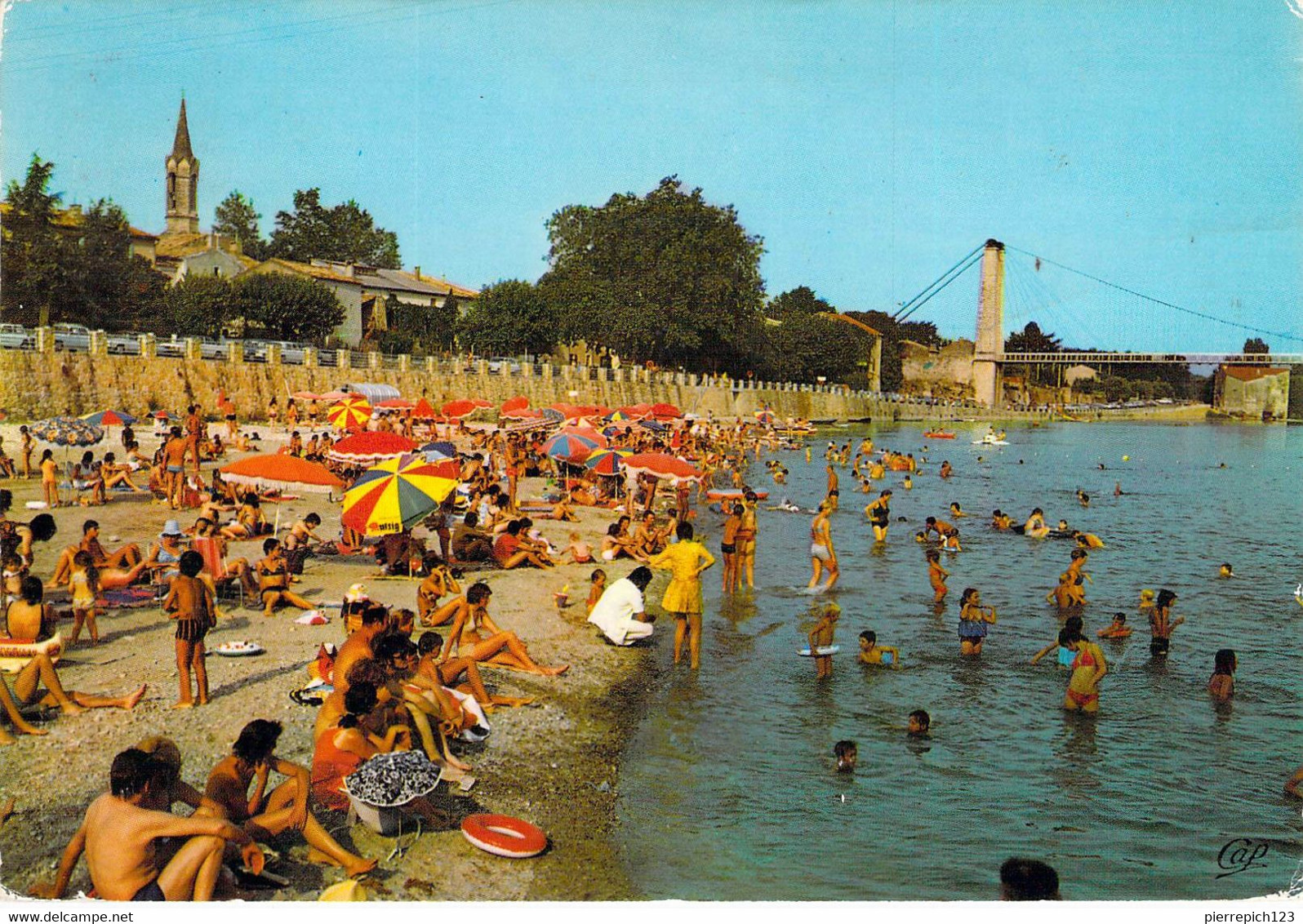 07 - Saint Martin D'Ardèche - La Plage Sur Les Bords De L'Ardèche - Otros & Sin Clasificación