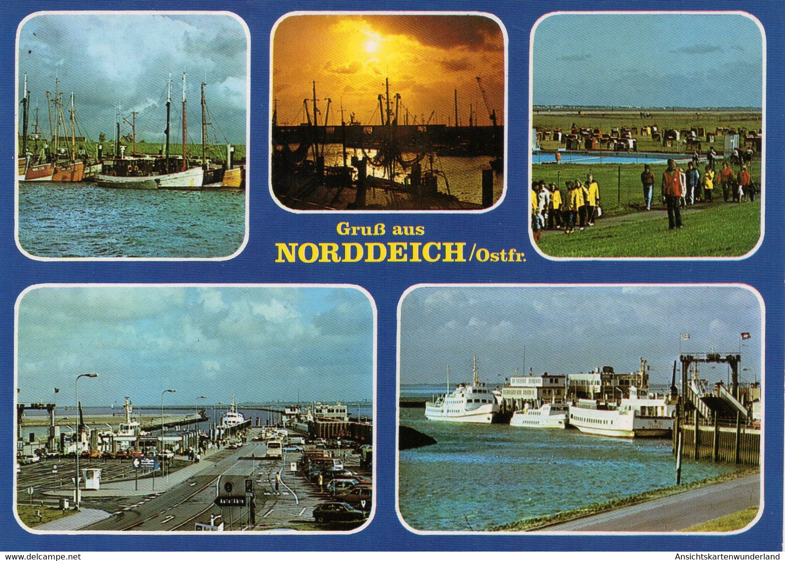 011214  Gruss Aus Norddeich - Mehrbildkarte - Norden