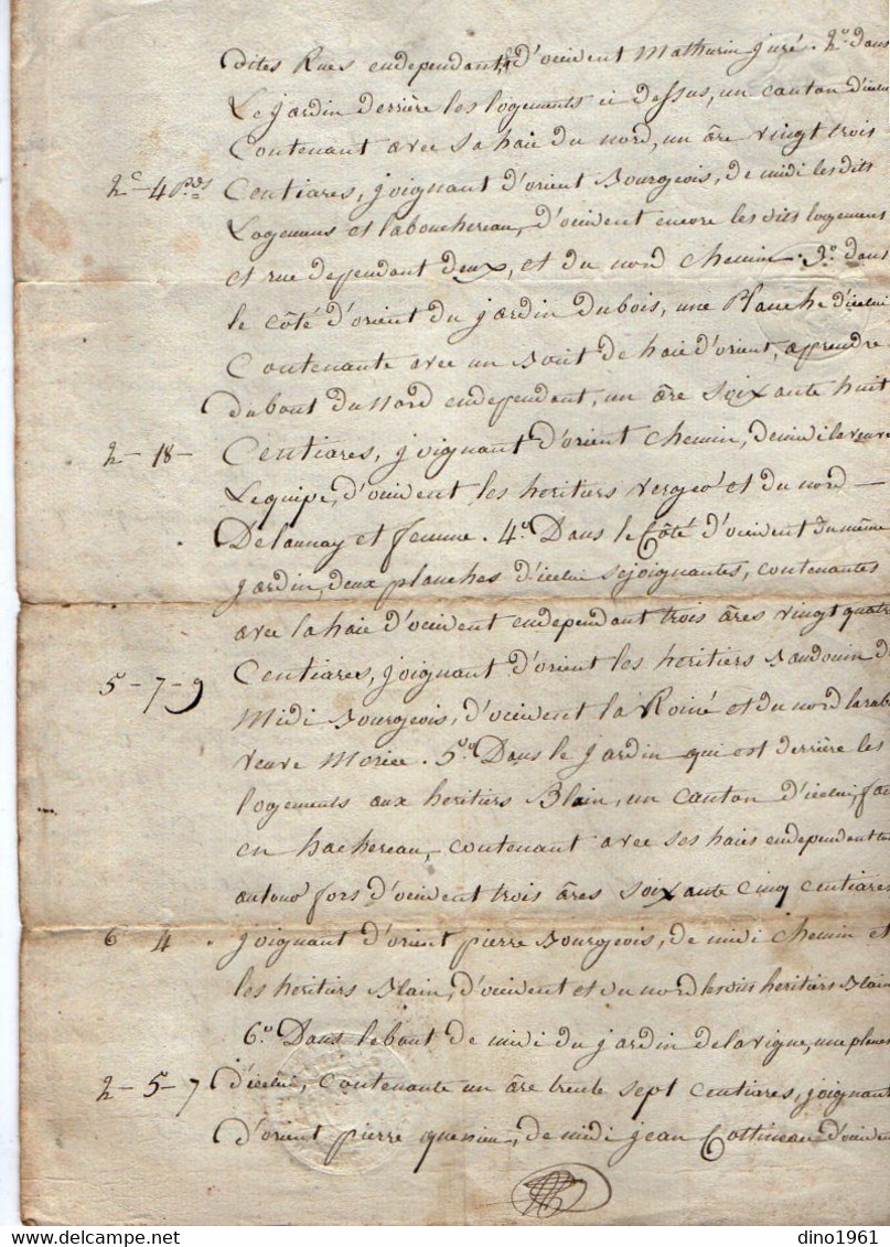 VP18.574 - PANNECE - Acte De 1817 - Vente D'une Maison Sise à TEILLE Par Mr LEBACLE De TRANS à Mrs GAUTIER & HARDY - Manuscrits