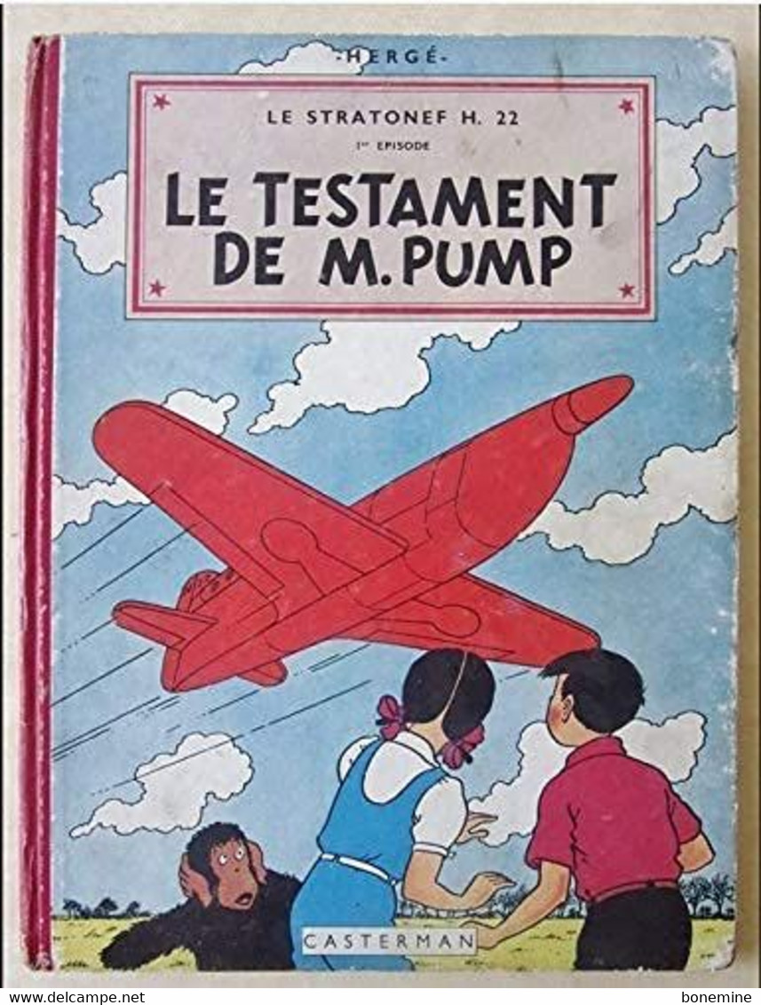 Le Testament De M. Pump  B10 - 1953 - Jo, Zette & Jocko